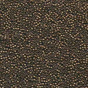 Miyuki Rocailles Perlen 1,5mm 2006 matt metallic Bronze 11gr